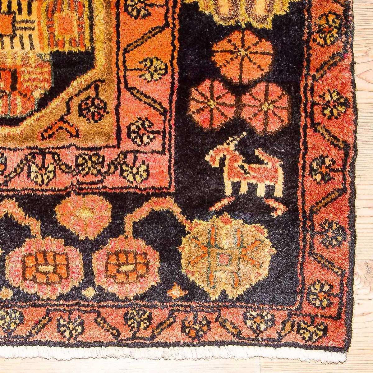 Perzisch Tapijt - Nomadisch - 306 x 158 cm - donkerblauw