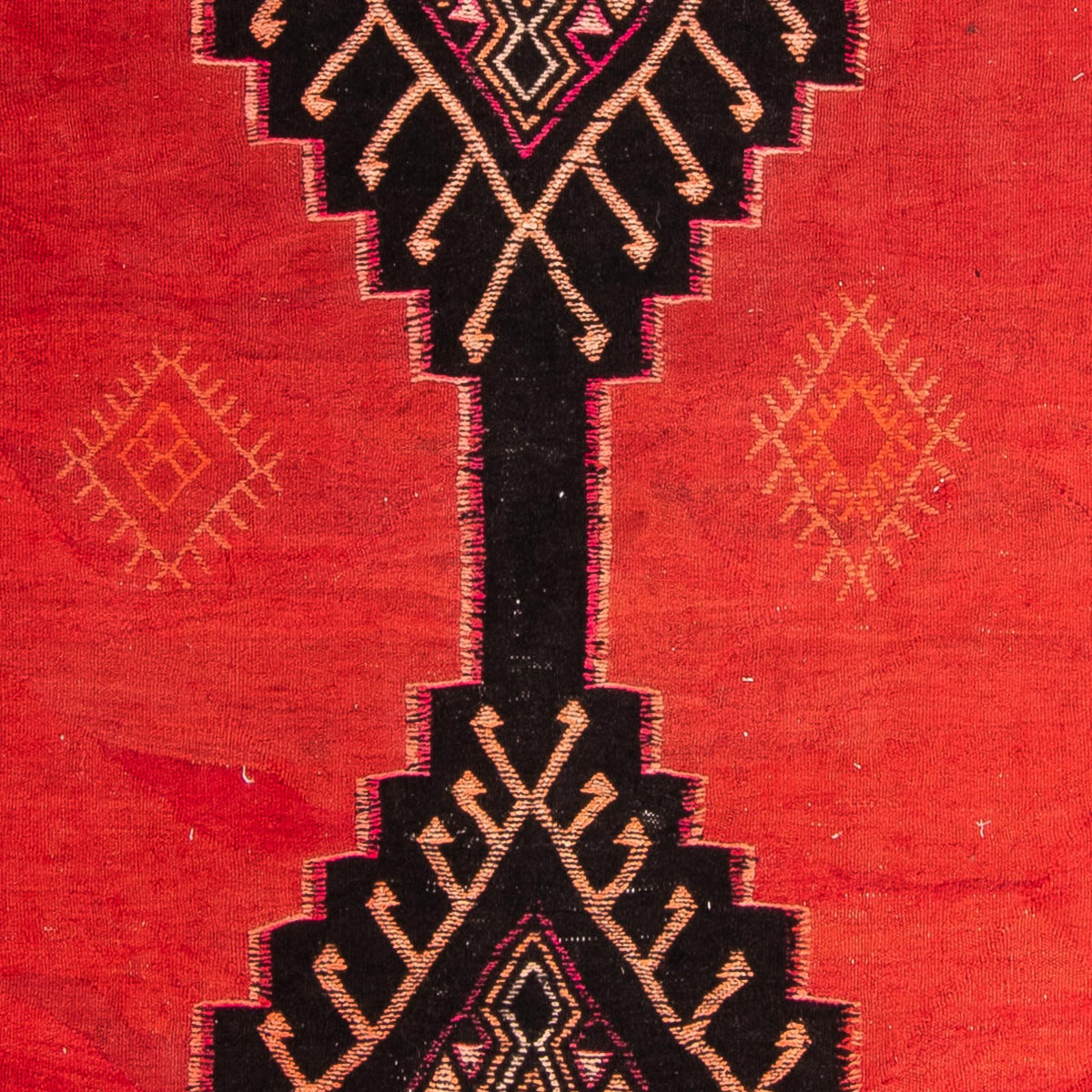 Loper Kelim tapijt - Oud - 390 x 145 cm - veelkleurig