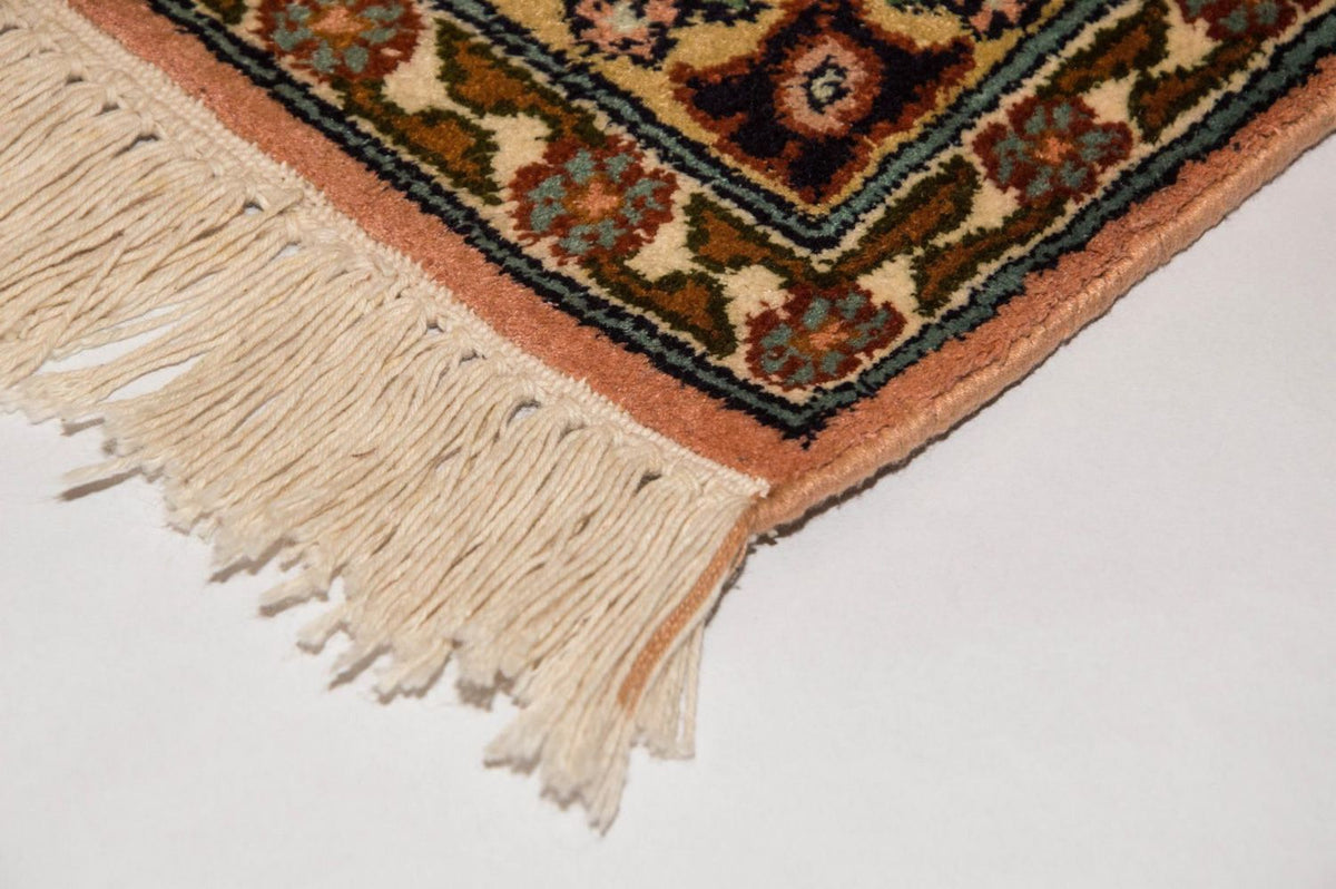 Zijden tapijt - Kashmir Silk - 184 x 124 cm - veelkleurig