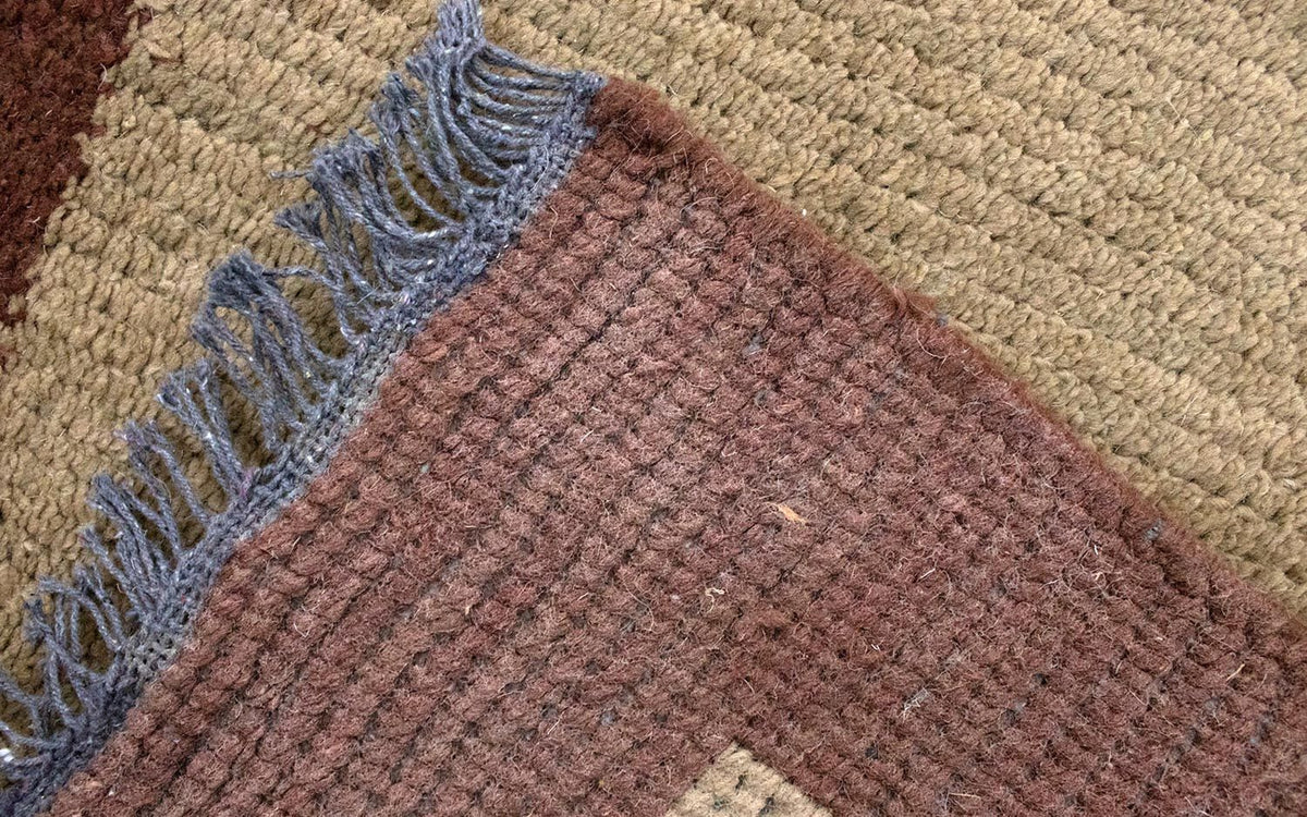 Nepal tapijt - 140 x 70 cm - bruin