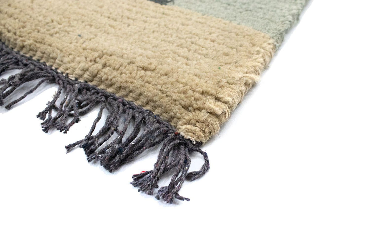 Nepal tapijt - 140 x 70 cm - groen