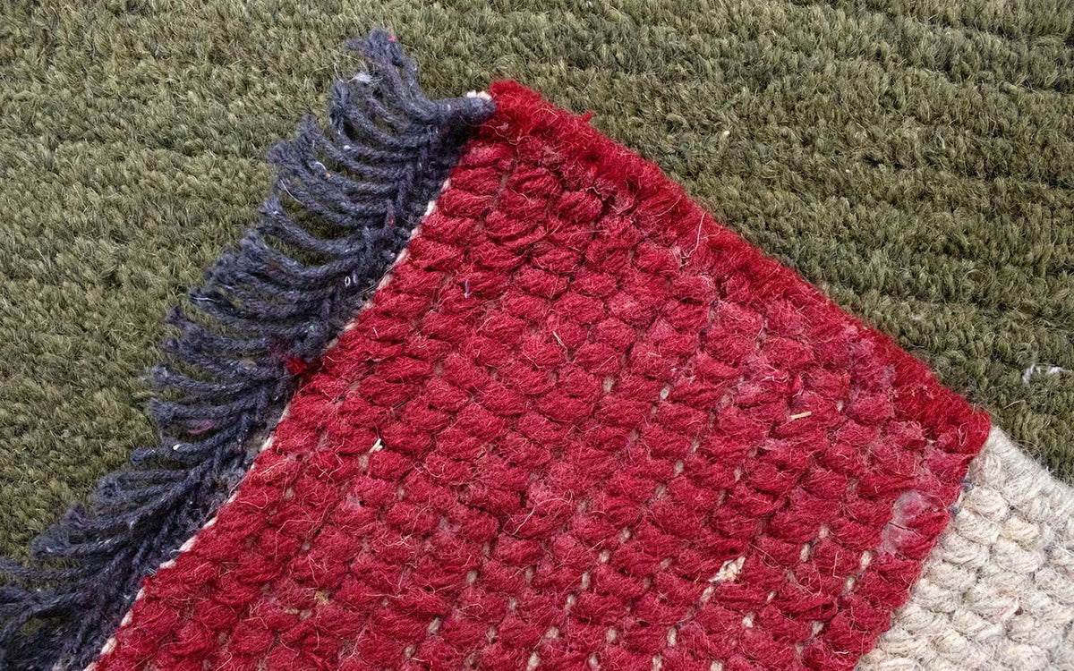 Nepal tapijt - 140 x 70 cm - groen