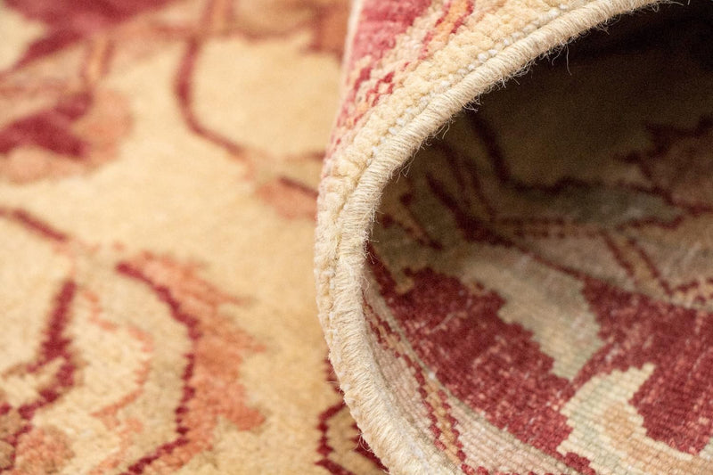 Loper Ziegler tapijt - 418 x 87 cm - geel