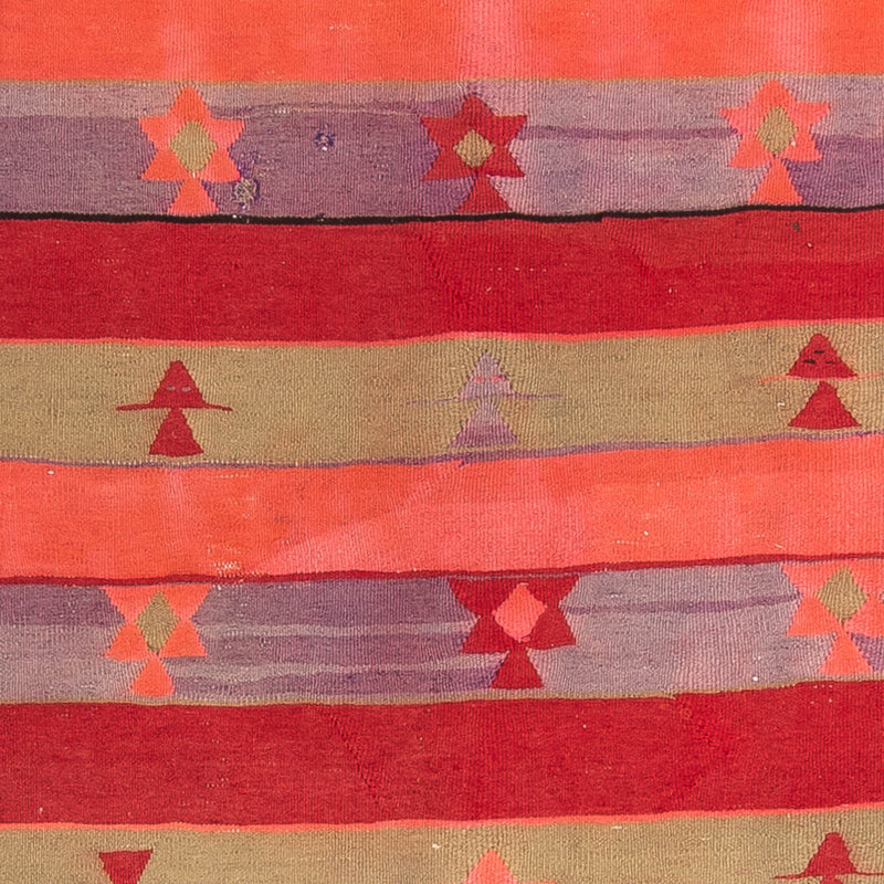 Loper Kelim tapijt - Oud - 330 x 135 cm - veelkleurig