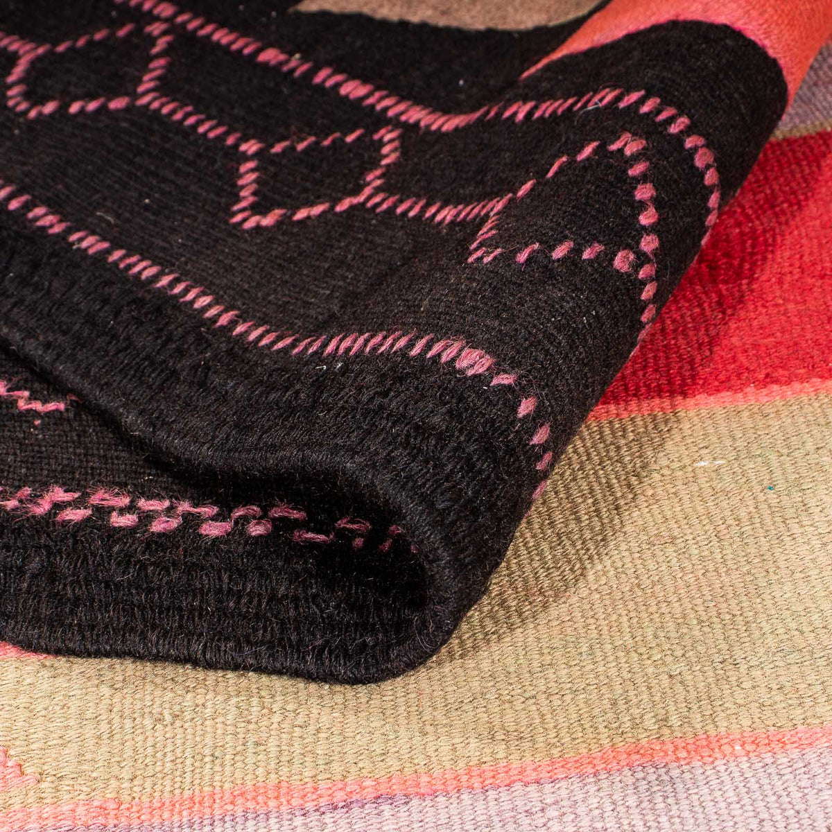 Loper Kelim tapijt - Oud - 330 x 135 cm - veelkleurig