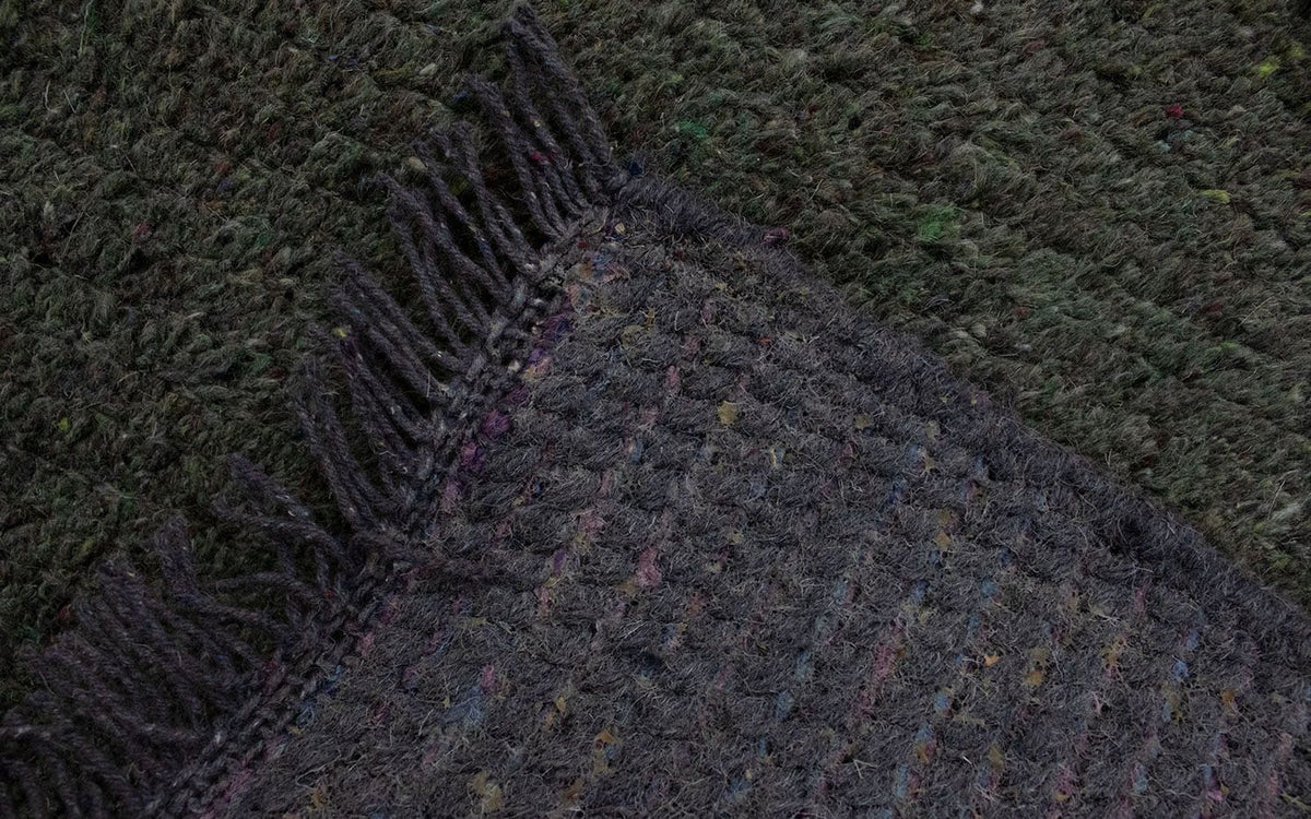 Nepal tapijt - 140 x 70 cm - grijs