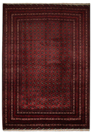 Afghaans tapijt - Bukhara - 299 x 195 cm - rood