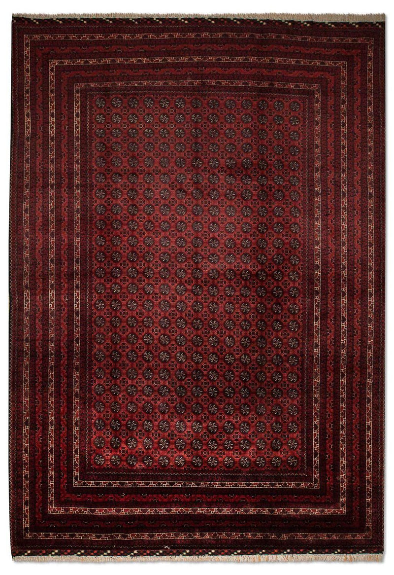 Afghaans tapijt - Bukhara - 299 x 195 cm - rood