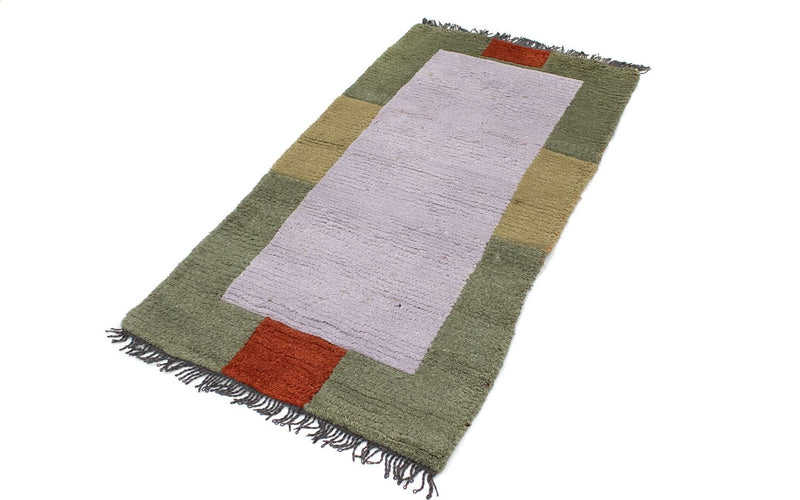 Nepal tapijt - 140 x 70 cm - beige