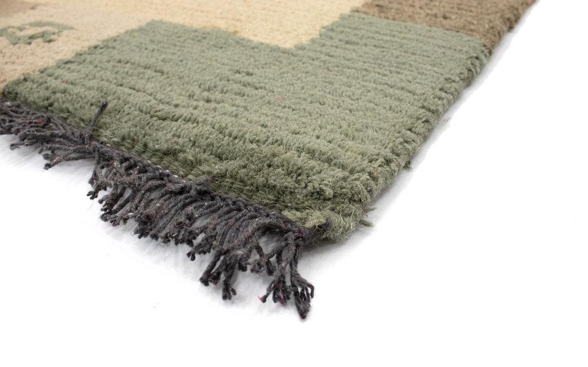 Nepal tapijt - 140 x 70 cm - lichtbruin