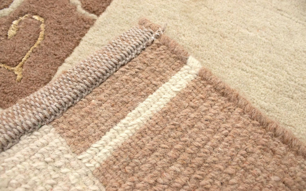 Nepal tapijt - 140 x 70 cm - beige