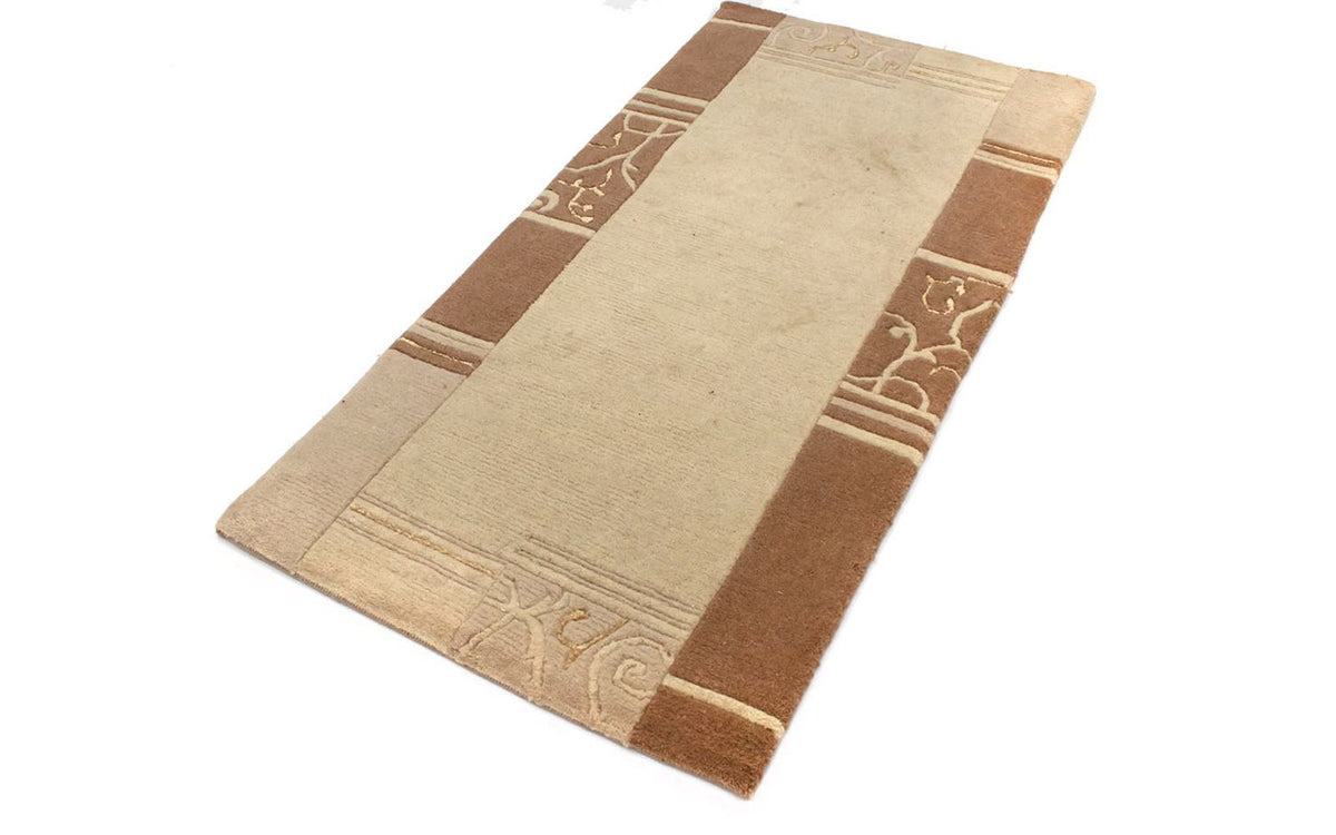 Nepal tapijt - 140 x 70 cm - beige