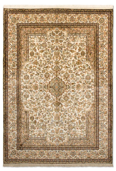 Kasjmir zijde Tapijt 126x186cm - Oosters Tapijt