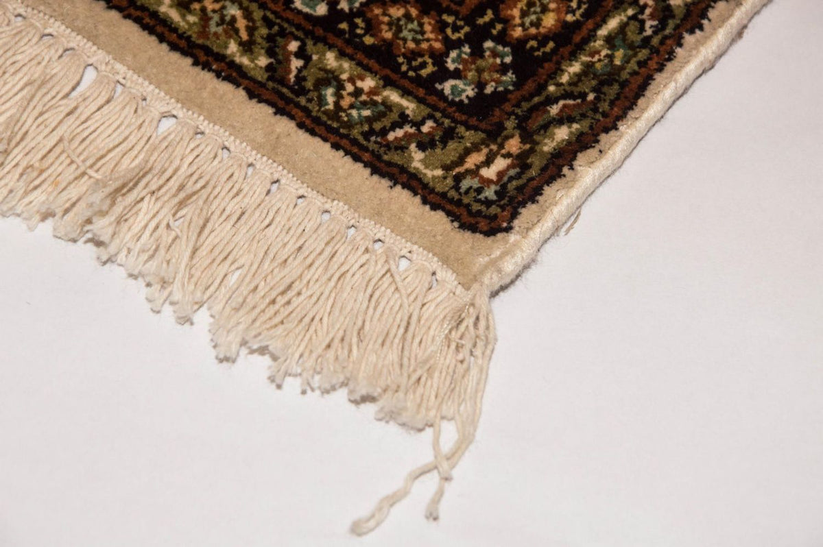 Zijden tapijt - Kashmir Silk - 186 x 126 cm - beige