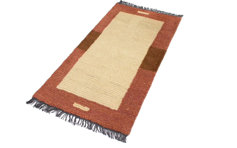 Nepal tapijt - 140 x 70 cm - beige