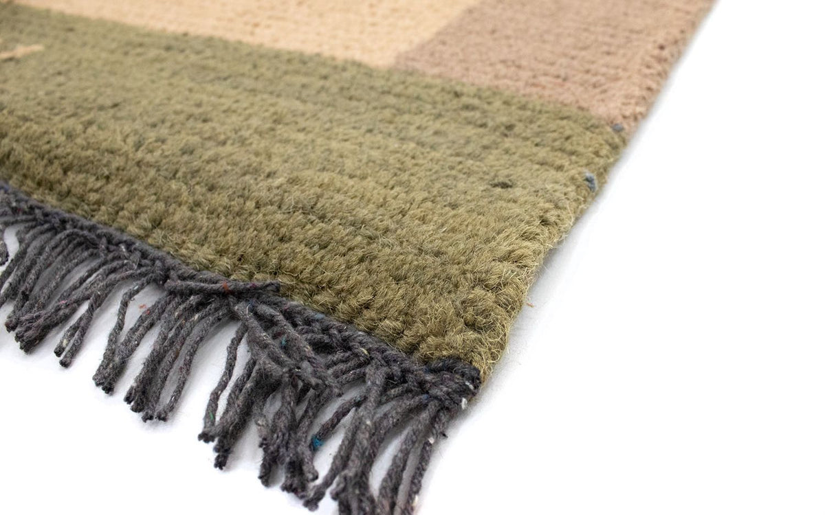 Nepal tapijt - 140 x 70 cm - lichtbruin