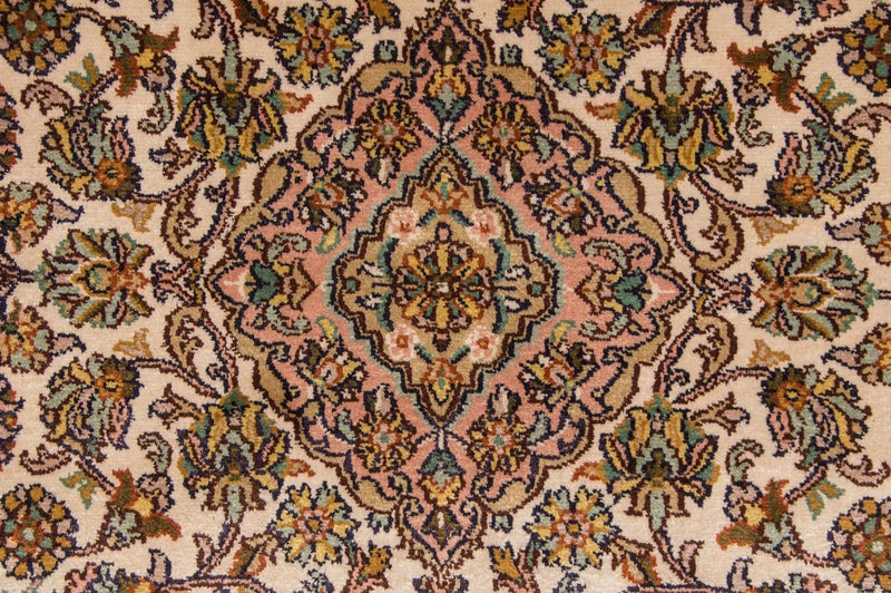Loper Zijden tapijt - Kashmir Silk - 300 x 79 cm - beige