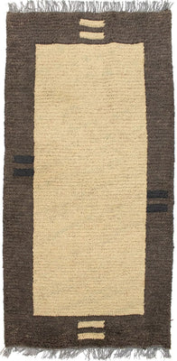 Nepal tapijt - 140 x 70 cm - beige