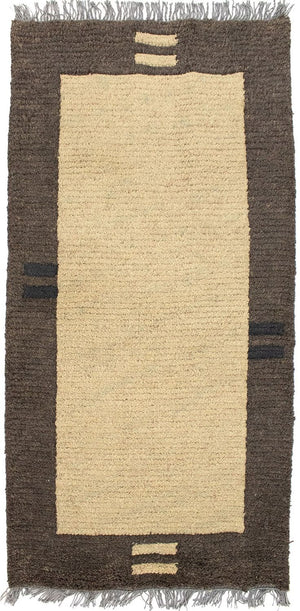 Nepal tapijt - 140 x 70 cm - beige