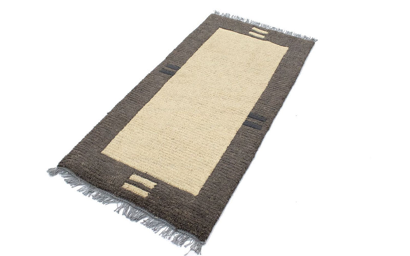 Nepal tapijt - 140 x 70 cm - beige