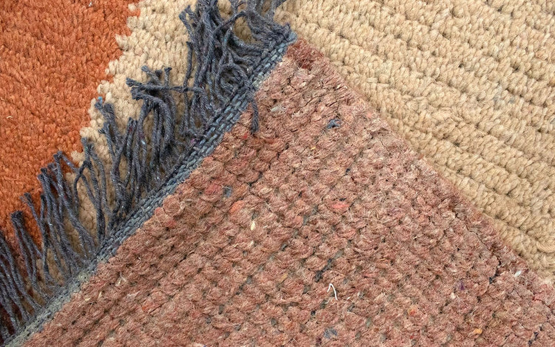 Nepal tapijt - 140 x 70 cm - lichtbruin