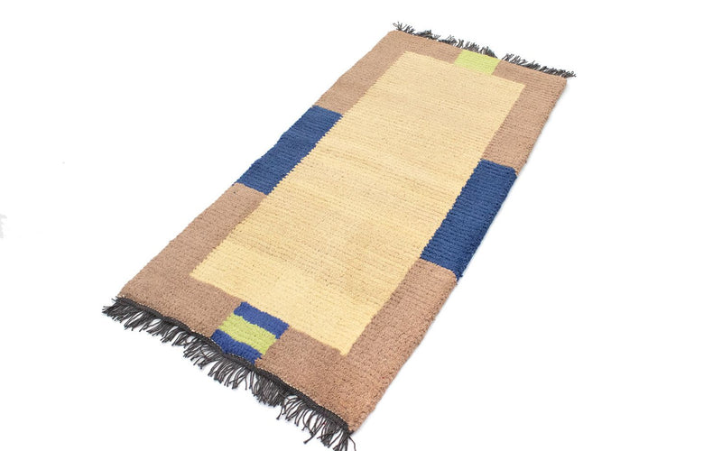 Nepal tapijt - 140 x 70 cm - beige