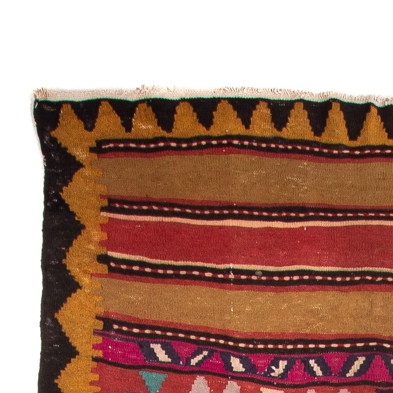 Loper Kelim tapijt - Oud - 355 x 140 cm - veelkleurig