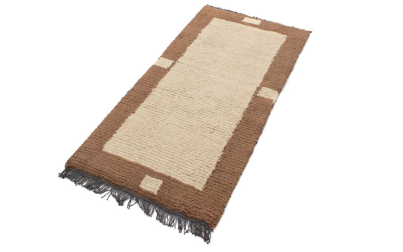 Nepal tapijt - 140 x 70 cm - beige