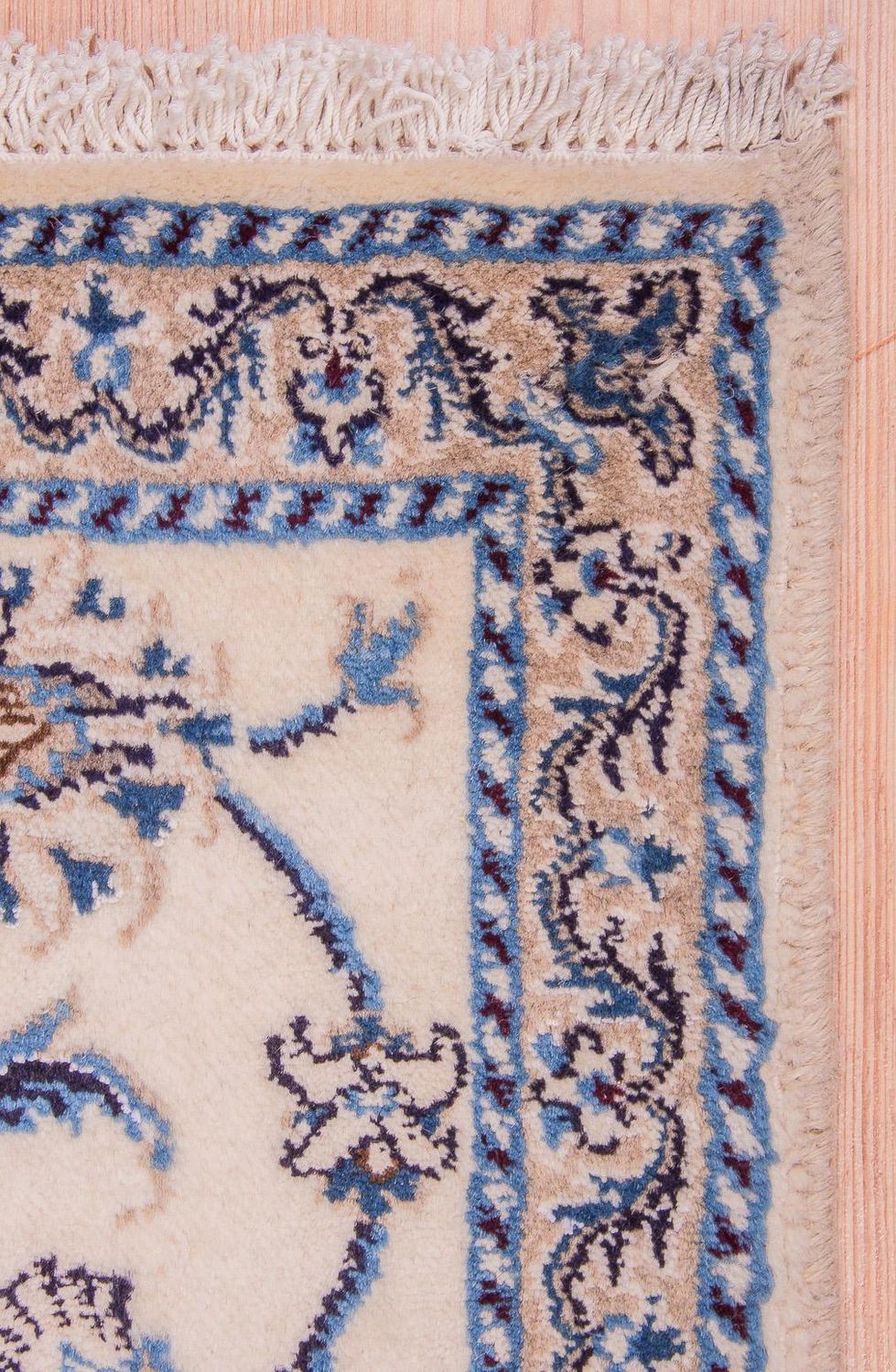 Loper Perzisch tapijt - Nain - 143 x 69 cm - beige