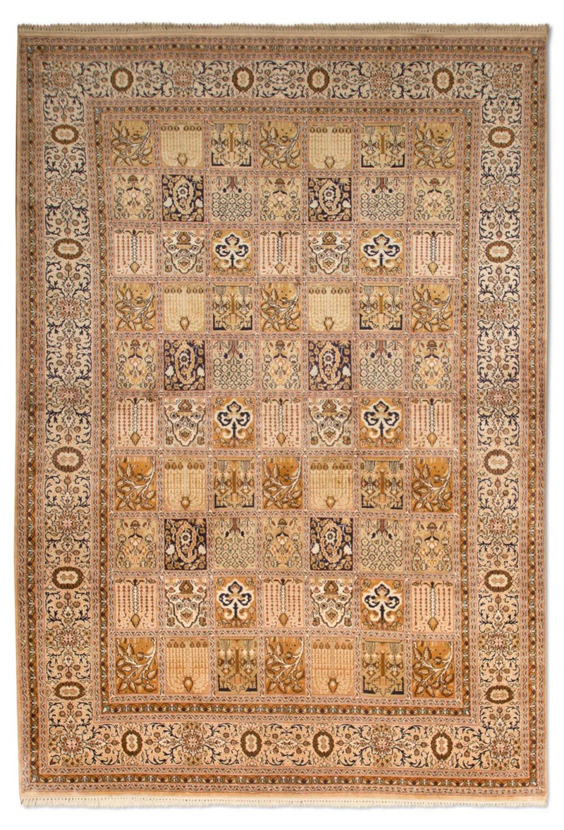 Zijden tapijt - Kashmir Silk - 240 x 157 cm - beige