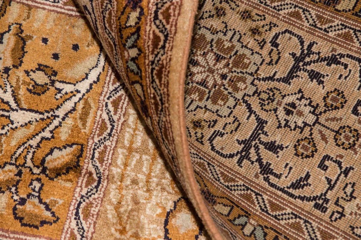 Zijden tapijt - Kashmir Silk - 240 x 157 cm - beige