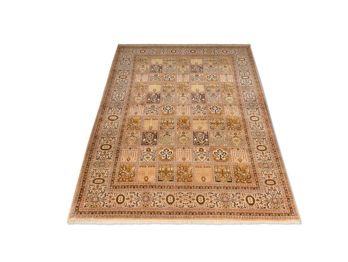 Zijden tapijt - Kashmir Silk - 240 x 157 cm - beige