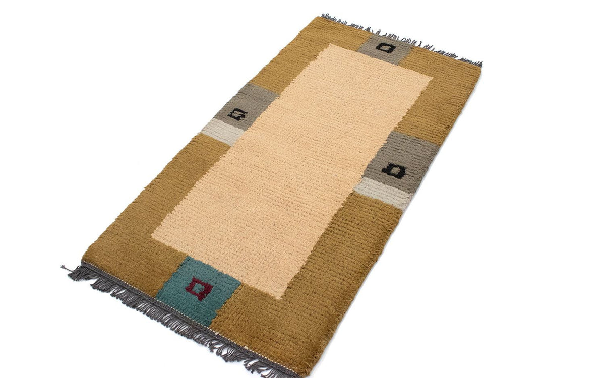 Nepal tapijt - 140 x 70 cm - beige