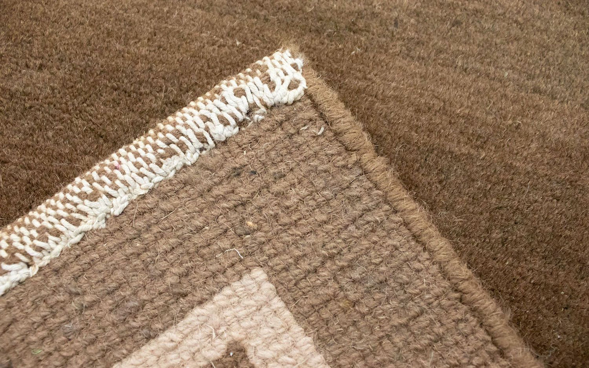 Nepal tapijt - 140 x 70 cm - bruin