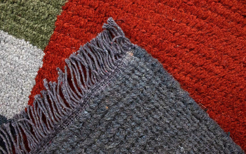 Nepal tapijt - 140 x 70 cm - rood