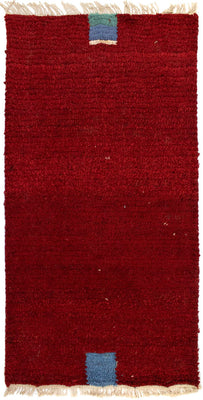 Nepal tapijt - 140 x 70 cm - rood