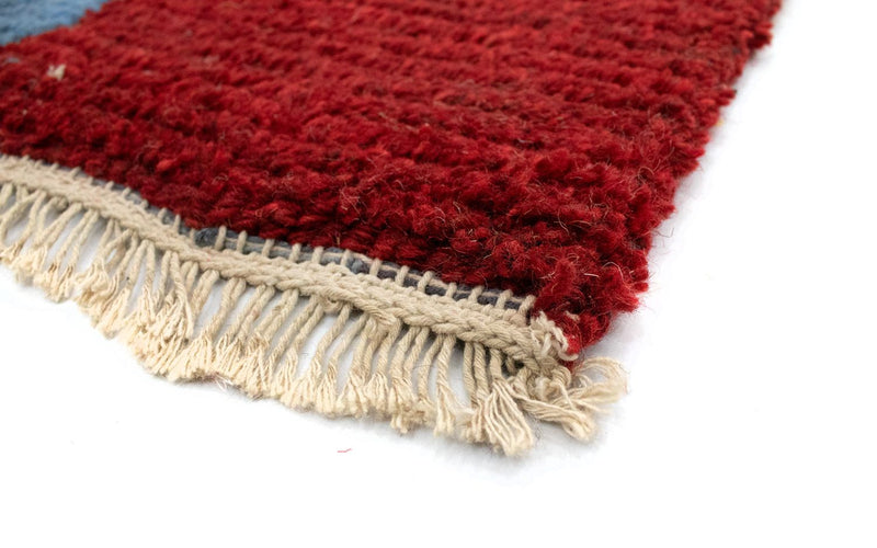 Nepal tapijt - 140 x 70 cm - rood