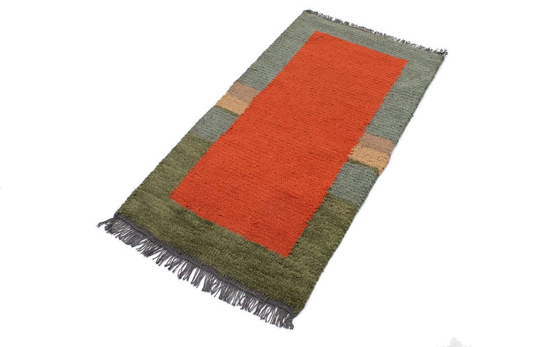 Nepal tapijt - 140 x 70 cm - rood
