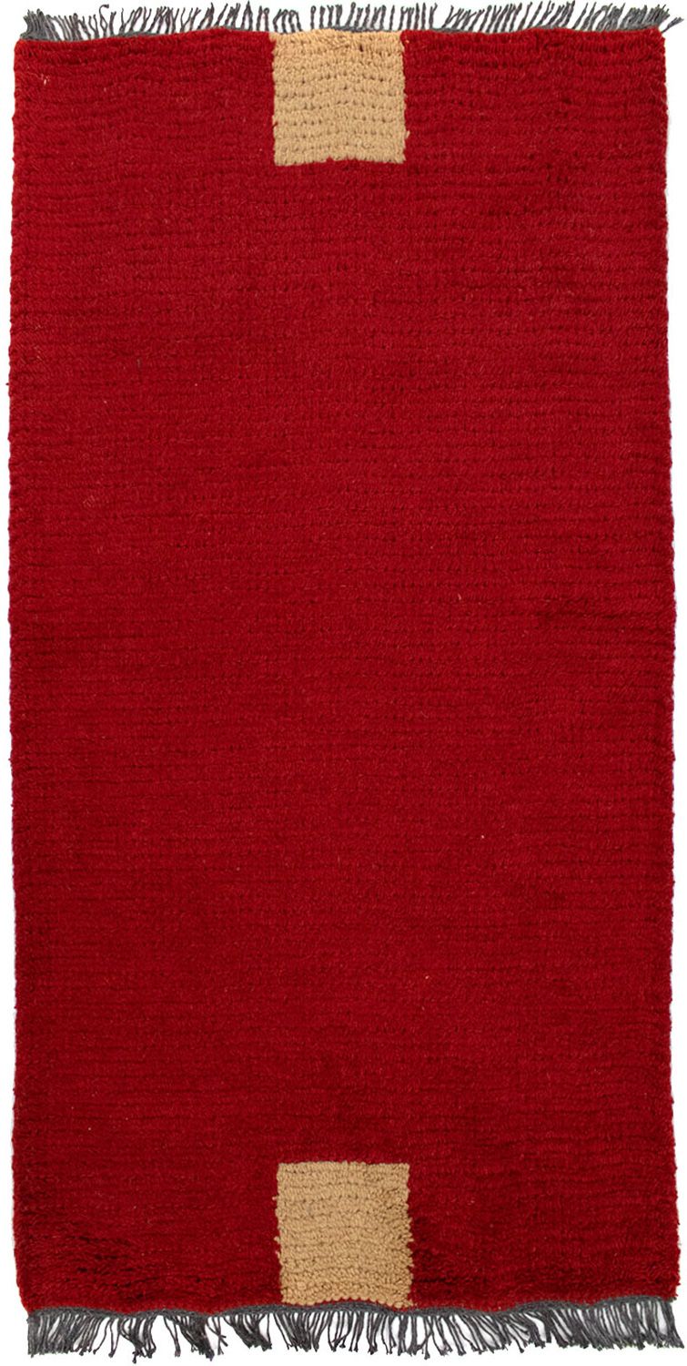 Nepal tapijt - 140 x 70 cm - rood