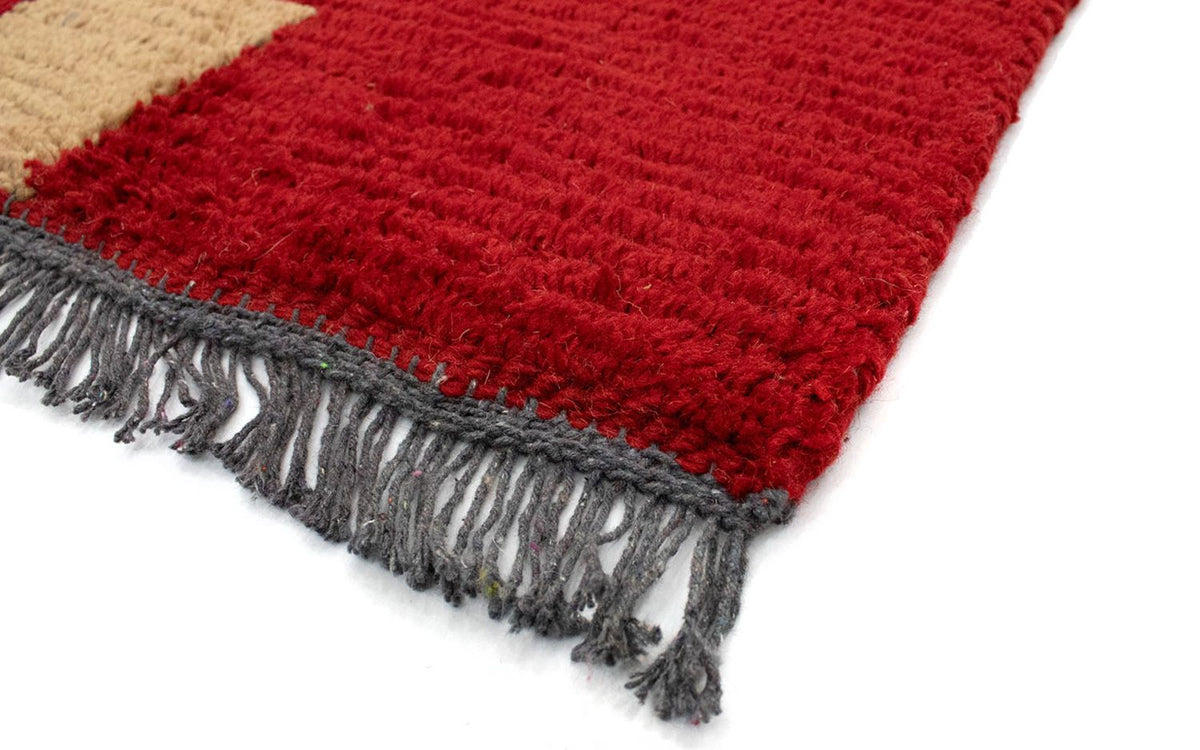 Nepal tapijt - 140 x 70 cm - rood