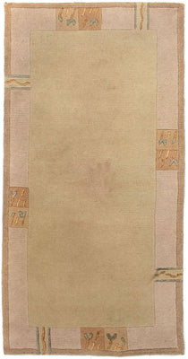 Nepal tapijt - 140 x 70 cm - beige