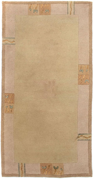 Nepal tapijt - 140 x 70 cm - beige