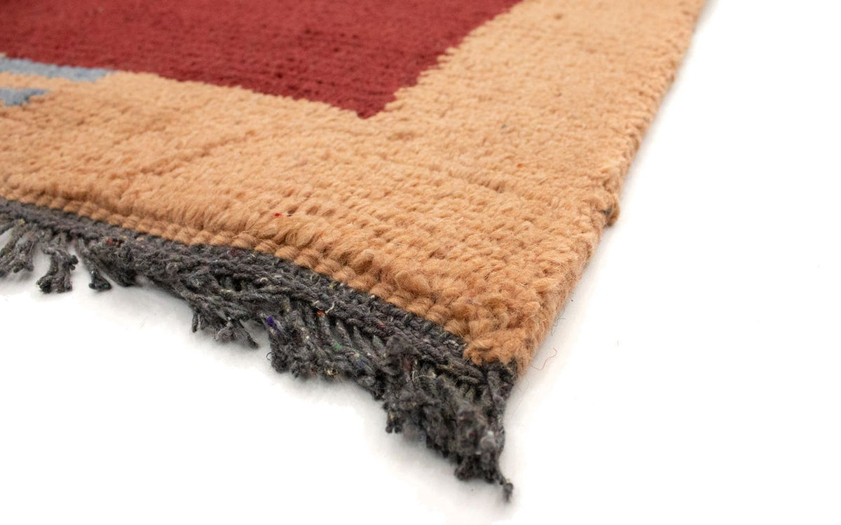 Nepal tapijt - 140 x 70 cm - rood