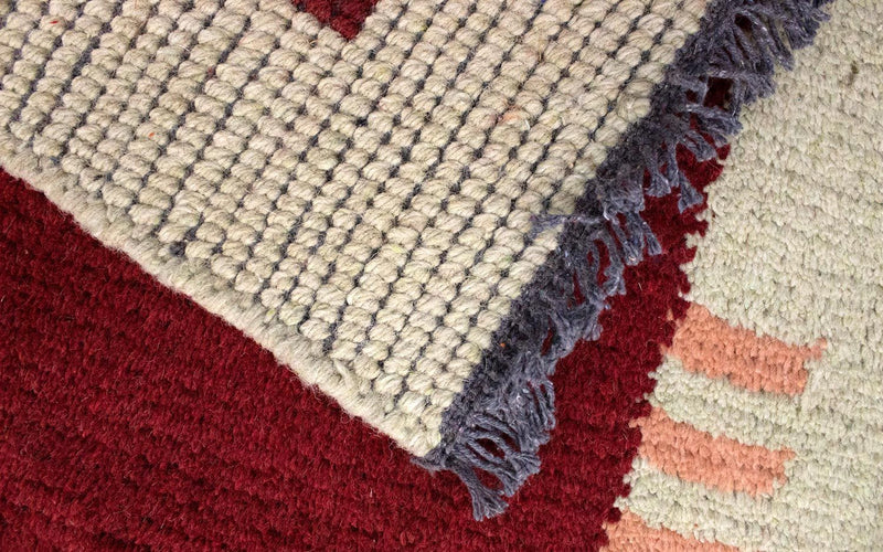 Nepal tapijt - 140 x 70 cm - rood