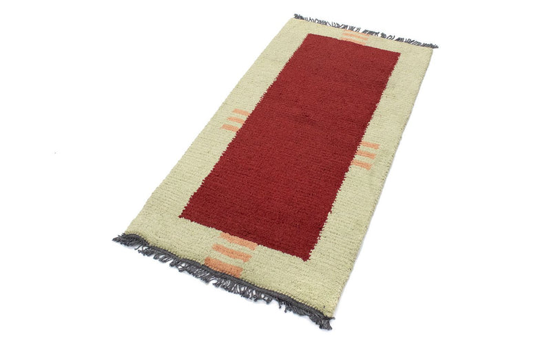 Nepal tapijt - 140 x 70 cm - rood