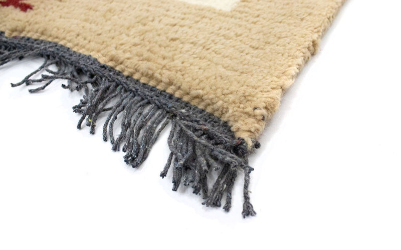 Nepal tapijt - 140 x 70 cm - beige