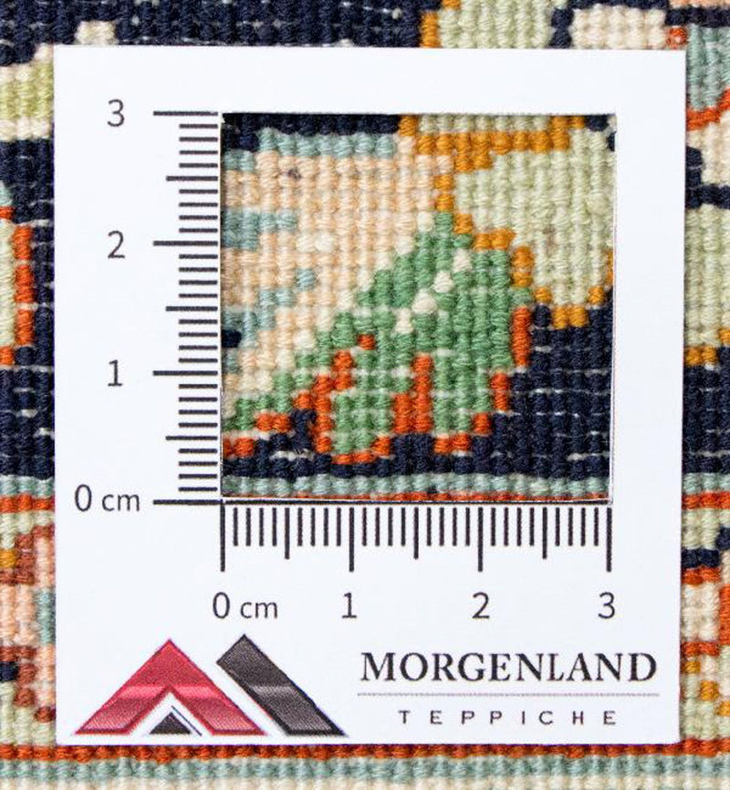 Zijden tapijt - Kashmir Silk - 98 x 63 cm - blauw