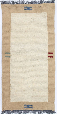 Nepal tapijt - 140 x 70 cm - beige
