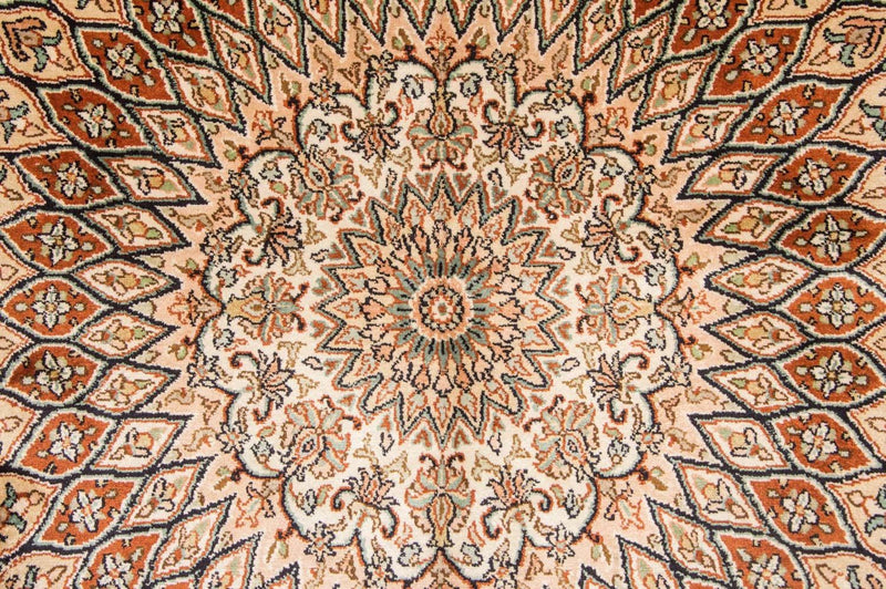 Zijden tapijt - Kashmir Silk - 194 x 120 cm - veelkleurig