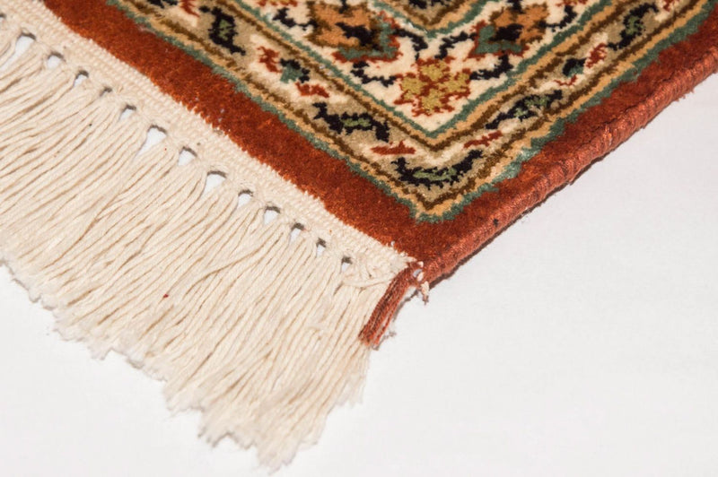 Zijden tapijt - Kashmir Silk - 194 x 120 cm - veelkleurig